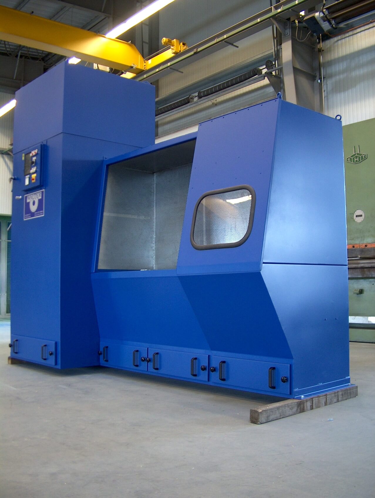 Work table with viewing window