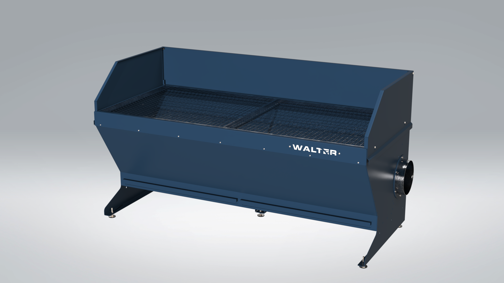 Absaugtisch AT-2009 mit 2.000 mm Arbeitsbreite